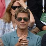 Brad Pitt entusiasma gli spettatori con il suo fascino a Wimbledon