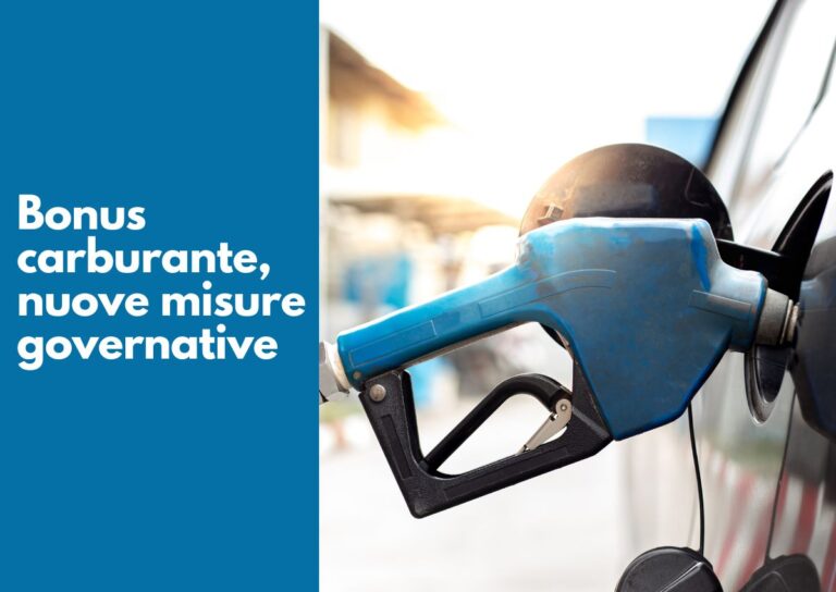Bonus carburante, nuove misure governative