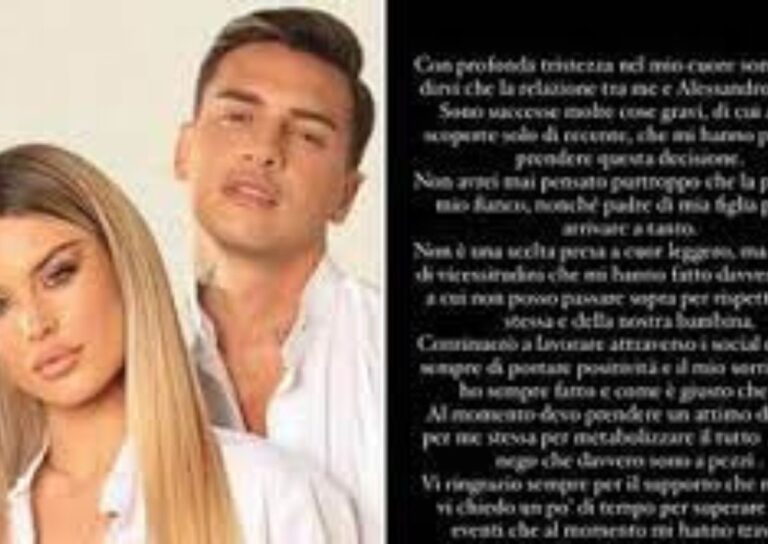 Sophie Codegoni e Alessandro Basciano si sono lasciati. “Sono successe cose gravissime”