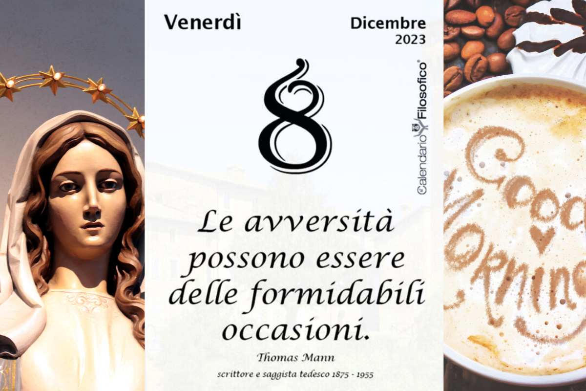 Almanacco di oggi 8 Dicembre 2023: compleanni famosi, santo del giorno, accadde oggi, proverbio, Immacolata Concezione