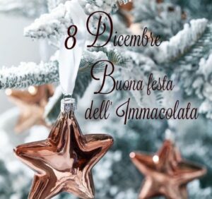 oggi 8 Dicembre si festeggia l’Immacolata Concezione